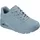 SKECHERS Uno Damen Weite M Blau/Grau 35