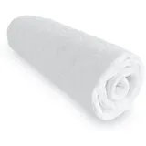 AM Qualitätsmatratzen Bio Baumwoll Matratzenbezug allergikergeeignet 180 x 200 cm weiß