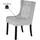 Jahnke Esszimmerstuhl SAVIK Norfolk SAMT Silbergrau/SCHWARZ