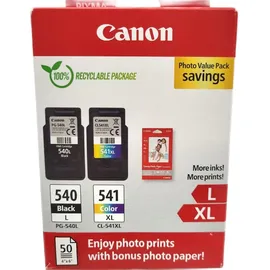 Canon PG-540L schwarz + CL-541XL CMYB