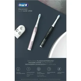 Oral-B Pulsonic Slim Luxe 4900 rosegold + 2. Handstück schwarz