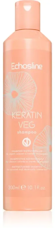 Echosline Keratin veg Shampoo nährendes Shampoo zur Erneuerung und Stärkung der Haare mit Aminosäuren 300 ml