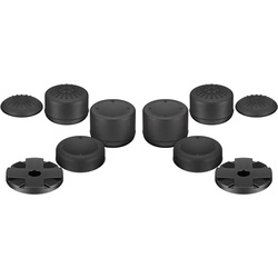 Goobay Goobay 10er Set PS5-Controller-Schutzkappen (PS4, PS5) , Schwarz