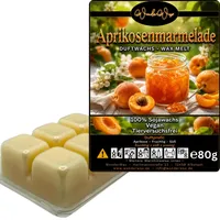 WonderWax Duftwachs Wax Melts für Duftlampe, 6 Würfel Duftmelt Wachsmelt Sojawachs Duftwachs Würfel für Raumdüfte, Wachs Duftöl Winter Indoor Schmelzen für Aromalampe Würzige Aprikosenmarmelade