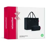Reisenthel Daily Shopper set #1 glossy dots black - Geschenkset 2 tlg.