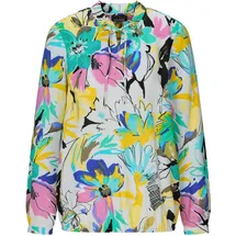 GOLDNER Viskosebluse mit Blumenprint bunt 38