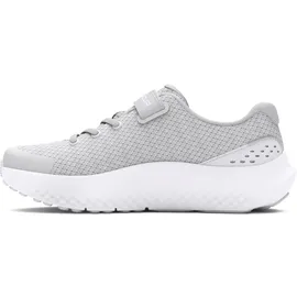 Under Armour Surge 4 AC Running Kinder Halo Gray/White/Iridescent 33,5