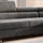 m-punkt Ecksofa Samt 2-Sitzer Grau