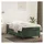 vidaXL Boxspringbett 100 x 200 cm dunkelgrün