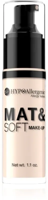 Bell Hypoallergenic Mat&Soft leichtes mattierendes Make-up Farbton 00 Alabaster 30 ml