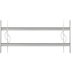 Alberts Fenstergitter Secorino Style 700 - 1050 x 300 mm Ausziehgitter