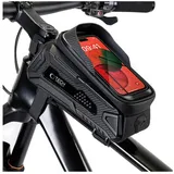 TECH-PROTECT V2 Fahrradtasche mit Platz für 1,2l Telefon - Schwarz