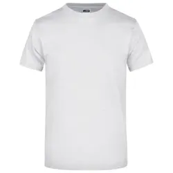 Komfort T-Shirt Rundhals JN002, weiß, Größe 3XL - weiß - 3XL