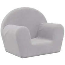 vidaXL Kindersofa vidaXL Hellgrau weich Plüsch