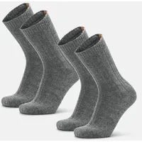 Danish Endurance Alpaca Wool Thermosocken 2 Paar Grau 39-42