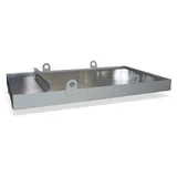 Bauer® Auffangwanne für Container, HxBxT 560 x 3.300 x 2.030 mm, Auffangvolumen 1.276 l, mausgrau