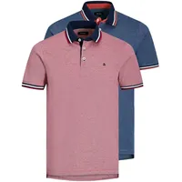 JACK & JONES Herren Poloshirt JJEPAULOS POLO 2PK MP NOOS«, Gr. M