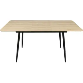 home collective Esstisch ausziehbar 120-160 x 75 x 80 cm Eiche hell