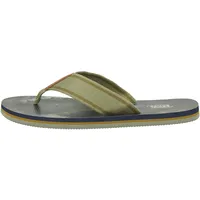 camel active Herren Beach Flipflop, Khaki Green, 44 EU - 44 EU