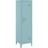 [en.casa] Einzelspind Kurikka 137 x 38 x 38 cm Graublau