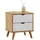 Idimex Nachtschrank Colima 50 x 46 x 40 cm Weiß