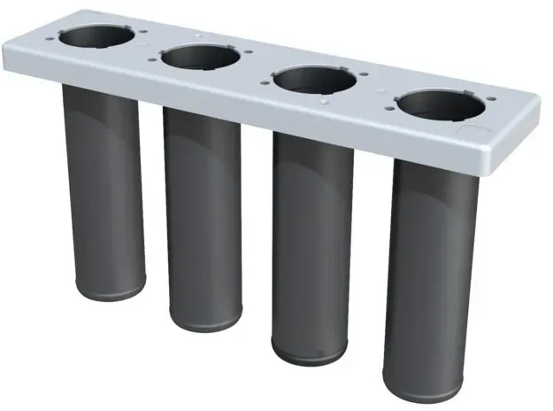 Hauff 1551008100 Dichteinsatz für Rohbauteil, Reihenanordnung MSH Basic MBK R4