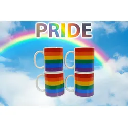 Out of the Blue Pride Tasse – Regenbogenflagge für bunte Statements
