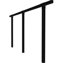 Plus Pergola Cubic 9 x 476 x 217 cm schwarz