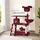 Tectake Marcel 105 x 60 x 141 cm weinrot