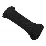 vidaXL Bootsseil Schwarz 5 mm 250 m Polypropylen