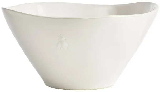 La Rochere Keramik Salatschüssel - ABEILLE - 3,3 l - weiß