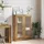 vidaXL Bücherschrank Holzwerkstoff 82,5x30,5x115 cm Braun
