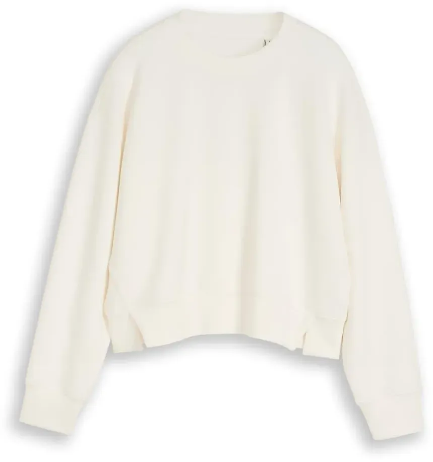 TOM TAILOR Mädchen Cropped Scuba Sweatshirt, braun, Uni, Gr. 152