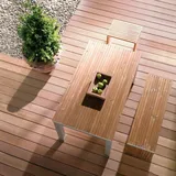 OSMO Terrassendiele Bangkirai genutet / glatt - PREMIUM KD-25x145x3050mm