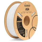 Elegoo ASA-1.75mm-1KG-Cardboard Spool-White