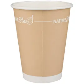 Nature Star Kaffeebecher Papier 300 ml 50 St. Braun