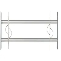 GAH Alberts Secorino Style Fenstergitter Ausziehbar galvanisch Blau verzinkt 300 x 500-650 mm