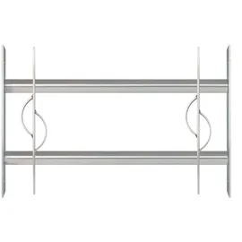 GAH Alberts Secorino Style Fenstergitter Ausziehbar galvanisch Blau verzinkt 300 x 500-650 mm