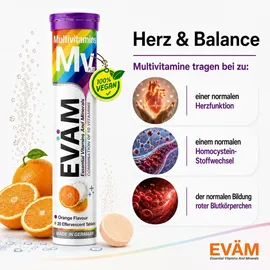 eväm Multivitamin Brausetabletten Orange 20 Stück