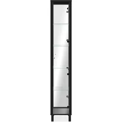 Finori Albi Vitrine Schwarz / Spiegel