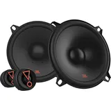 JBL Lautsprecher Auto Stage3 507CF - 135 Watt 2-Wege Komponenten Autolautsprecher Boxen Set von Harman Kardon - 13cm / 130mm / 5" Einbaulautsprecher ohne Gitter und 3.25cm Hochtöner, Schwarz