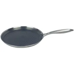 Pfannkuchen Pfanne Edelstahl Wabenstruktur Ø28cm Induktion Pfanne Anti Haft Kratzfest