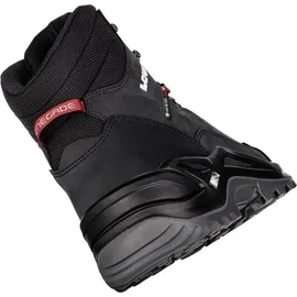 Lowa Renegade GTX Mid Herren schwarz/rubinrot 44,5