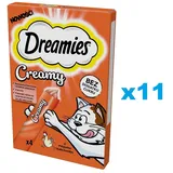 Dreamies Creamy Katzenleckerli Snack mit Huhn 44 x 10 g