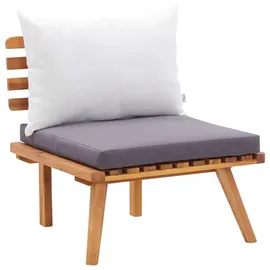 vidaXL Modell 15 Loungeset mit Auflagen braun
