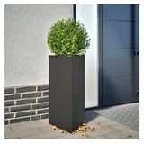 vidaXL Pflanzkübel 40 x 34,5 x 70 cm Schwarz