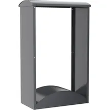 Westmann Kaminholzregal Castra Metall 98 x 160 x 52 cm Anthrazit