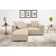 Raum.Id Ecksofa Gerrid L-Form« Cord, Modulsofa, bestehend aus 2 Eckelementen + 1 Hocker