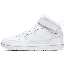 Nike Court Borough Mid 2 Sneaker Kinder white/white-white 30