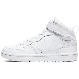 Nike Court Borough Mid 2 Sneaker Kinder white/white-white 30